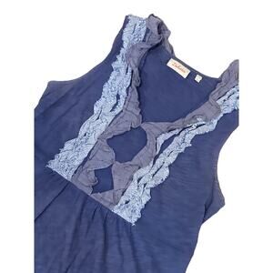 Deletta, Blue, Sleeveless Blouse, Size XS,‎ KB210